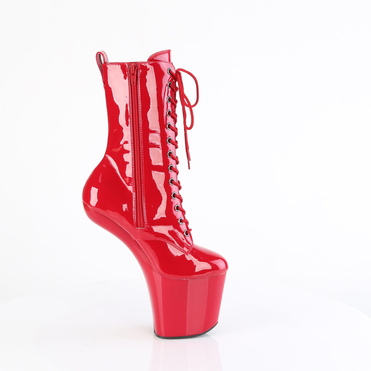 Pleaser Ankle Boots CRAZE-1040 Red Pat/Red