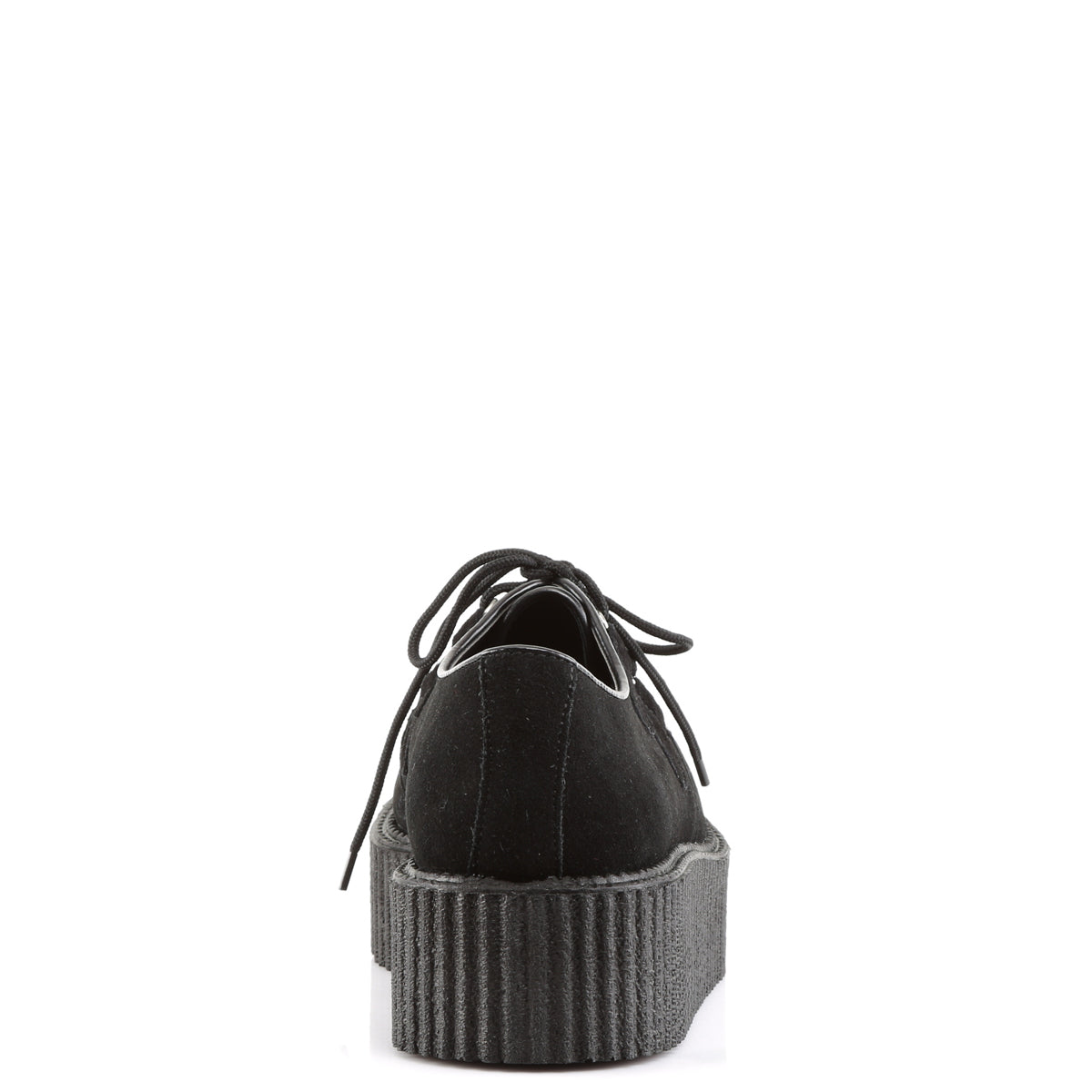 DemoniaCult Chaussure basse pour hommes CREEPER-402s blk daim