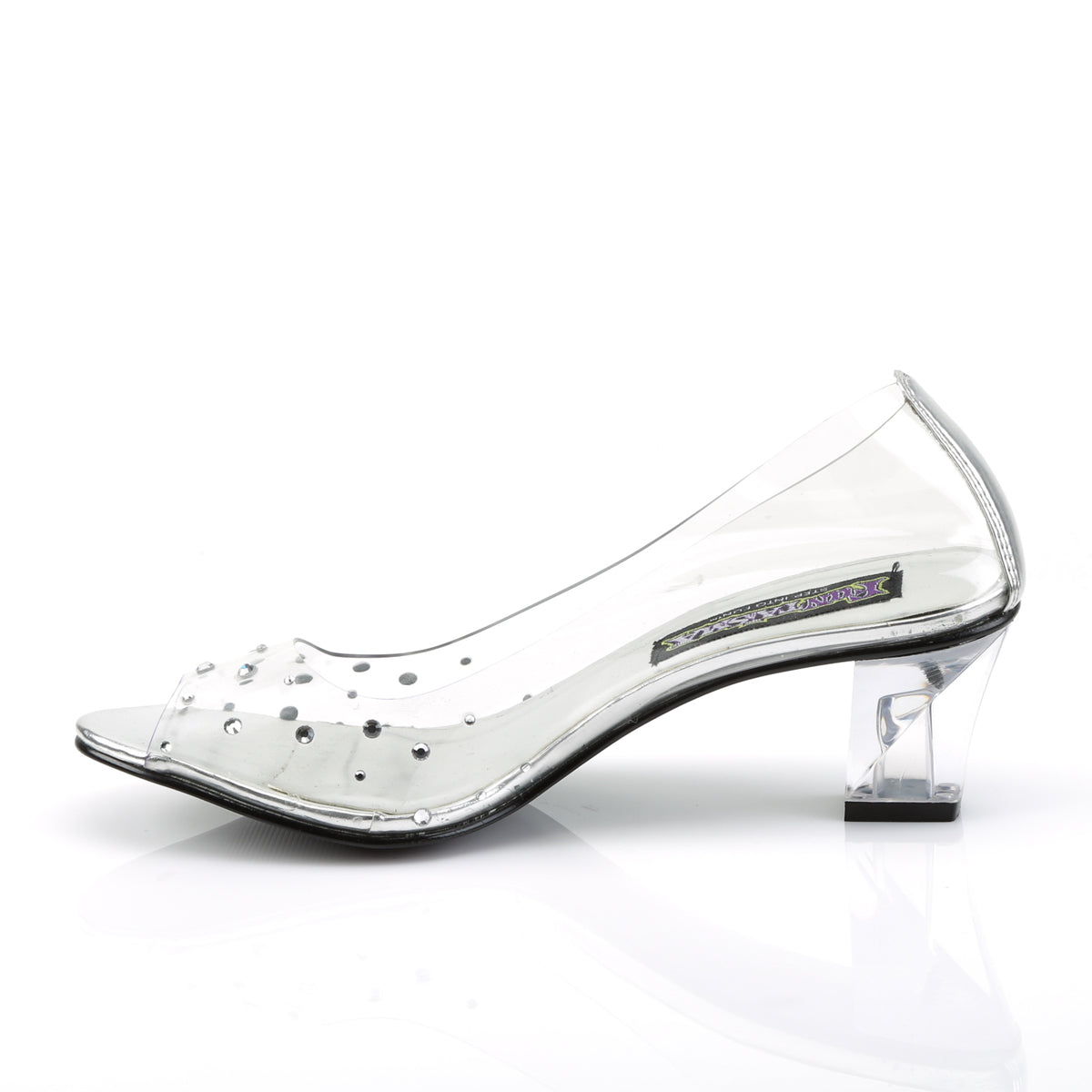 Funtasma Pompes pour femmes CRYSTAL-100 CLR LUCITE
