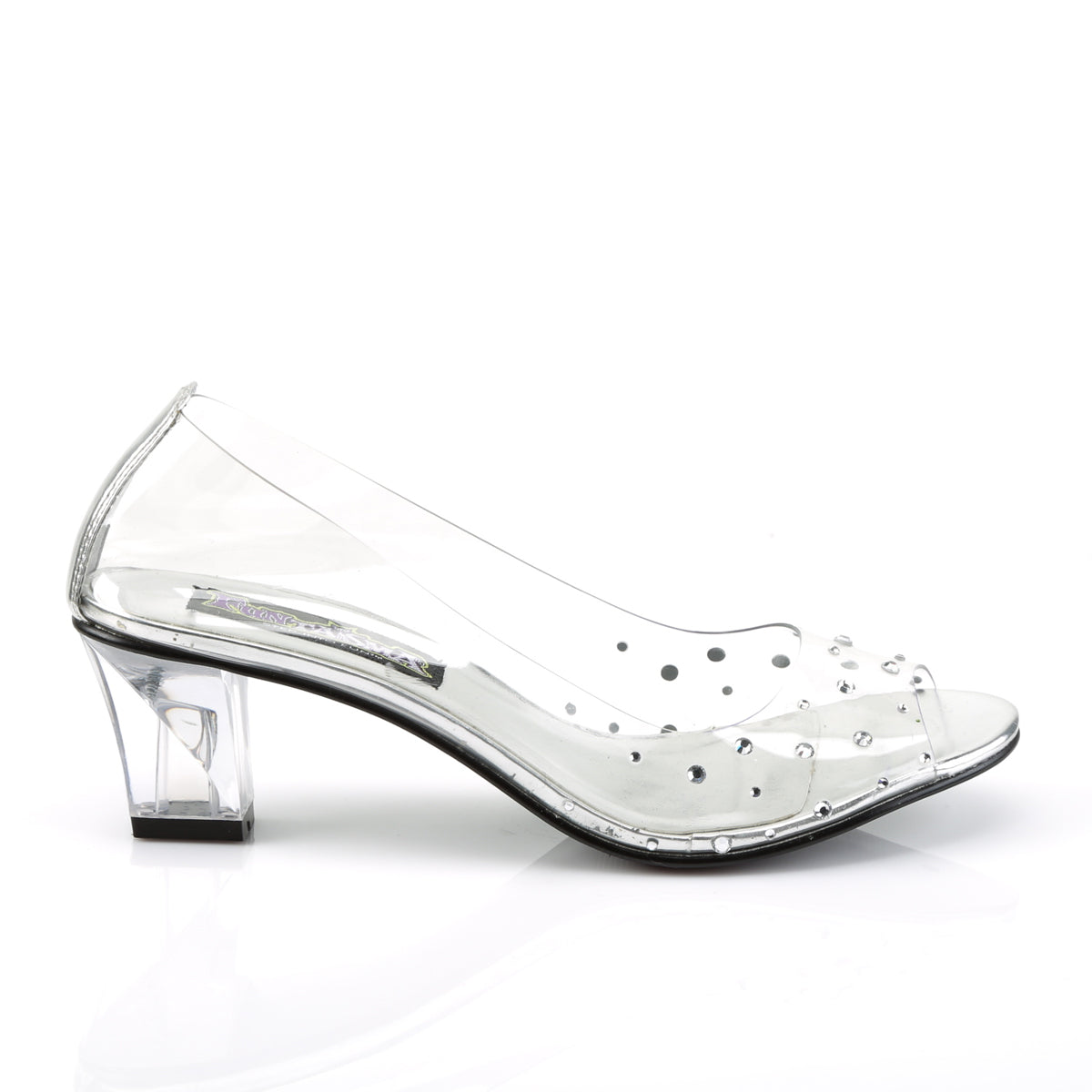 Funtasma Pompes pour femmes CRYSTAL-100 CLR LUCITE