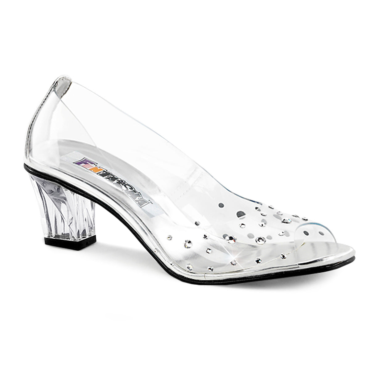 Funtasma Pompes pour femmes CRYSTAL-100 CLR LUCITE