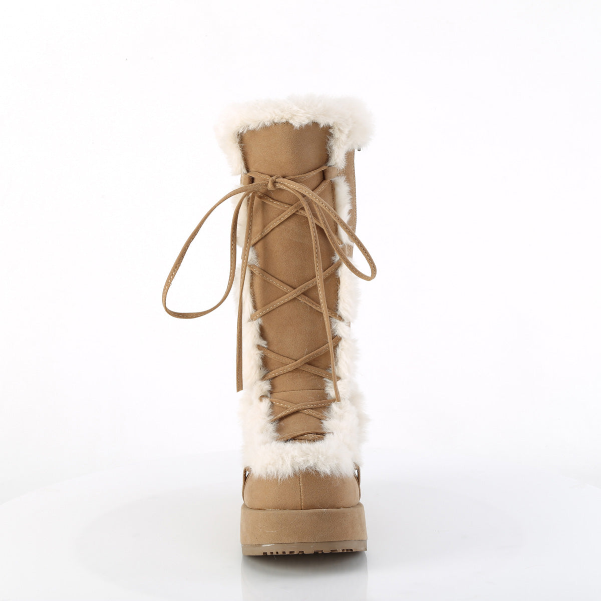 DemoniaCult CUBBY-311 Camel Vegan Suede