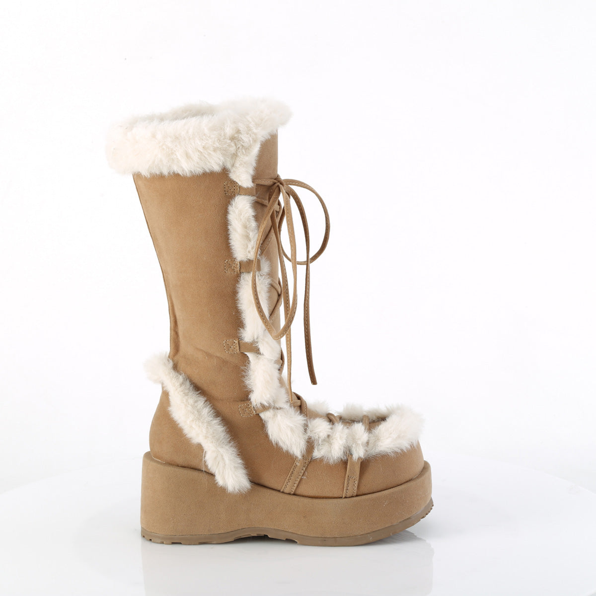DemoniaCult CUBBY-311 Camel Vegan Suede