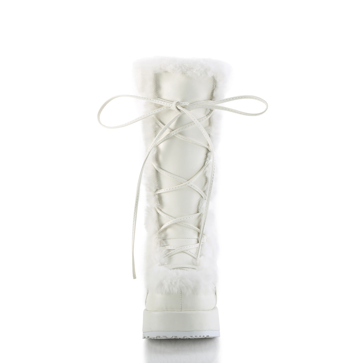 DemoniaCult CUBBY-311 Wht Vegan Leather