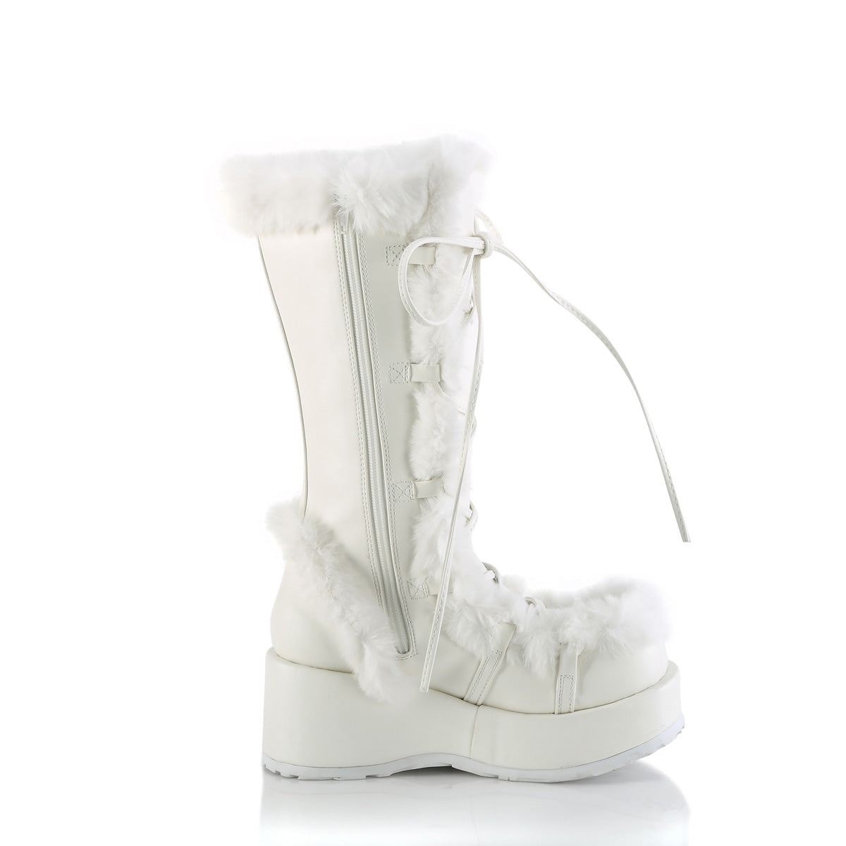 DemoniaCult CUBBY-311 Wht Vegan Leather