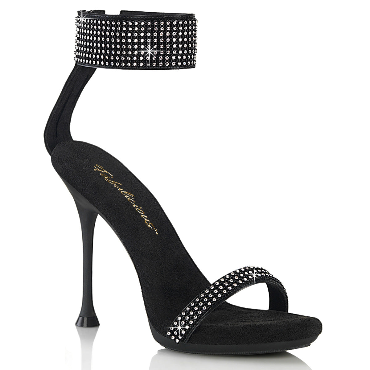 Fabulicious Cupid-440 Blk faux cuir-RS / blk
