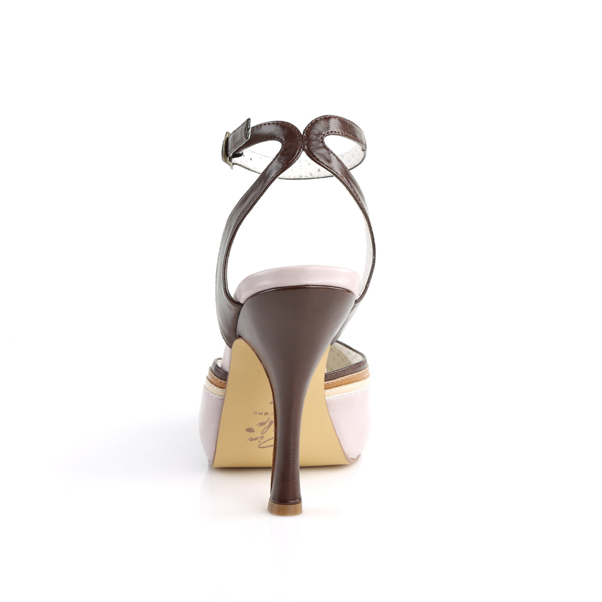 Pin Up Couture Womens Pumps CUTIEPIE-01 Lilac Multi Faux Leather