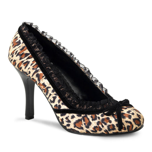 Funtasma Pompes pour femmes DAINTY-420 cheetah print satin