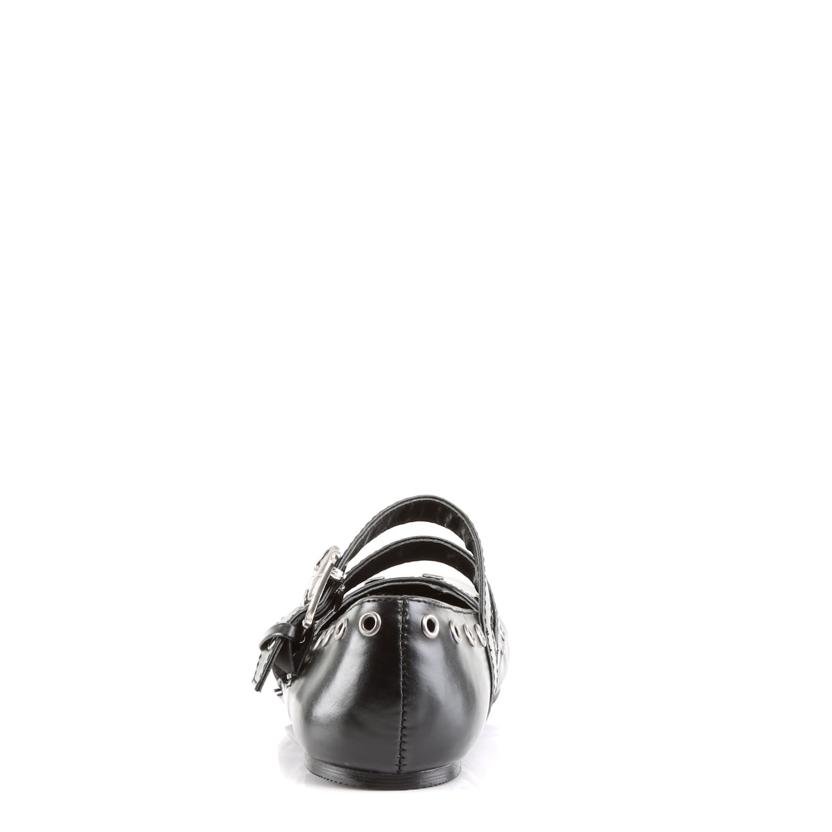 DemoniaCult Chaussure basse des femmes DAISY-03 Cuir végétalien BLK
