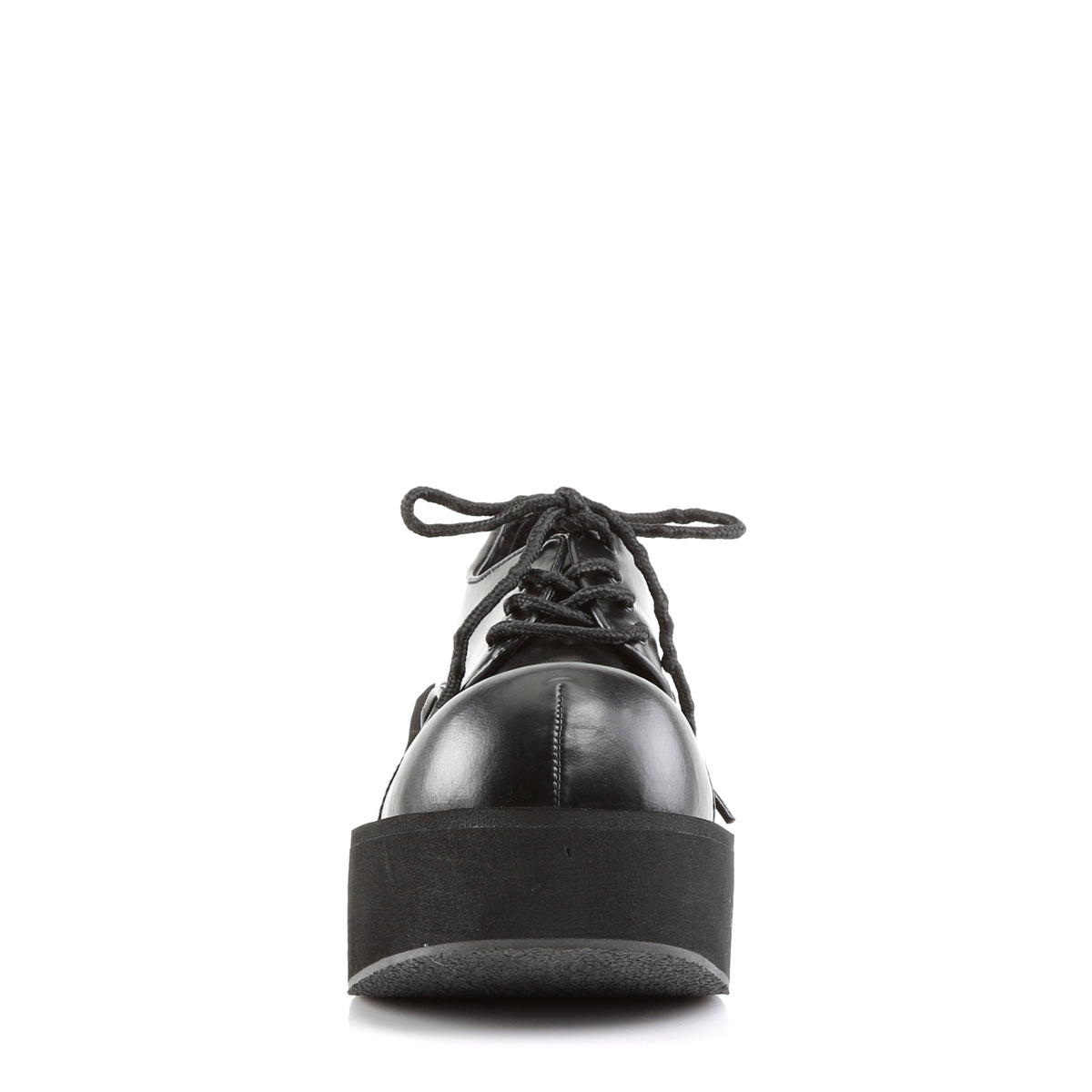DemoniaCult Pompes pour femmes DANK-101 Cuir végétalien BLK