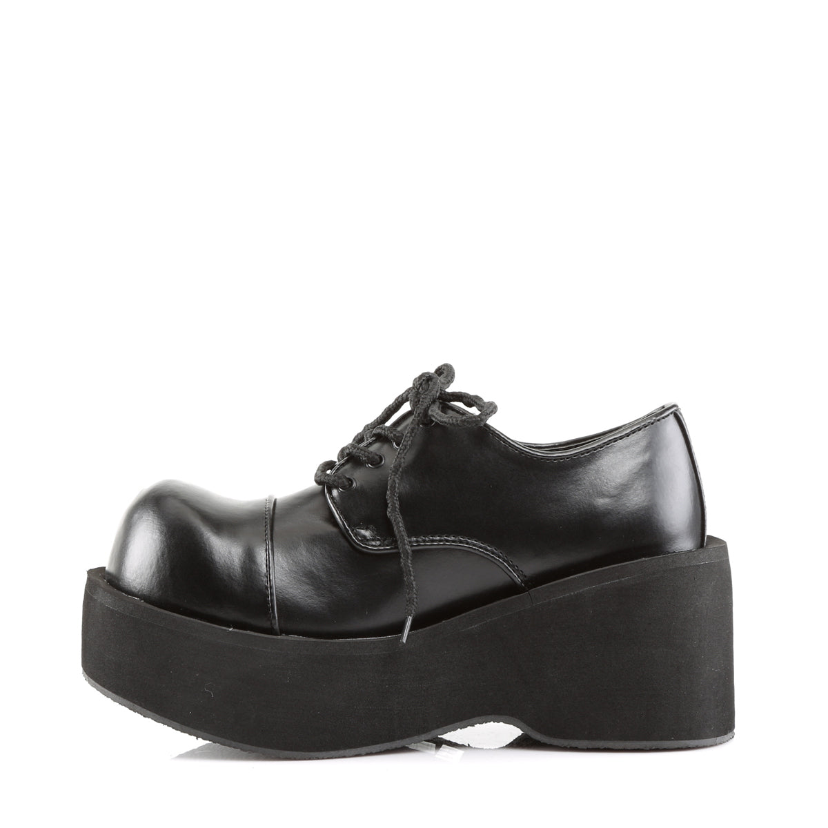 DemoniaCult Pompes pour femmes DANK-101 Cuir végétalien BLK