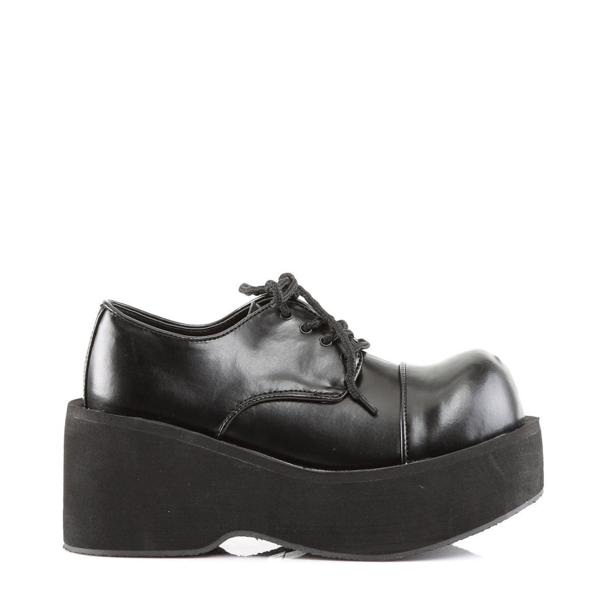 DemoniaCult Pompes pour femmes DANK-101 Cuir végétalien BLK