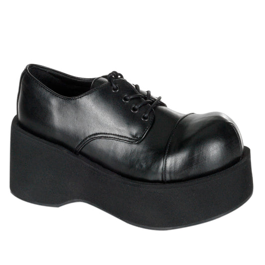 DemoniaCult Pompes pour femmes DANK-101 Cuir végétalien BLK