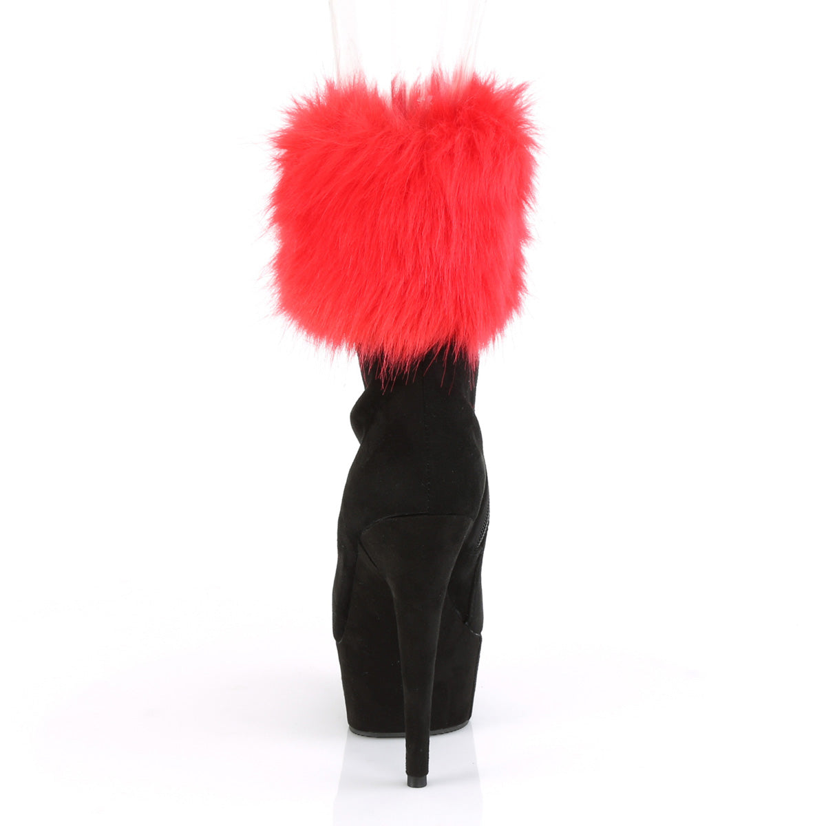 Pleaser Bottines pour femmes DELIGHT-1000 BLK FAUX SUDE / BLK FAUX SUDE