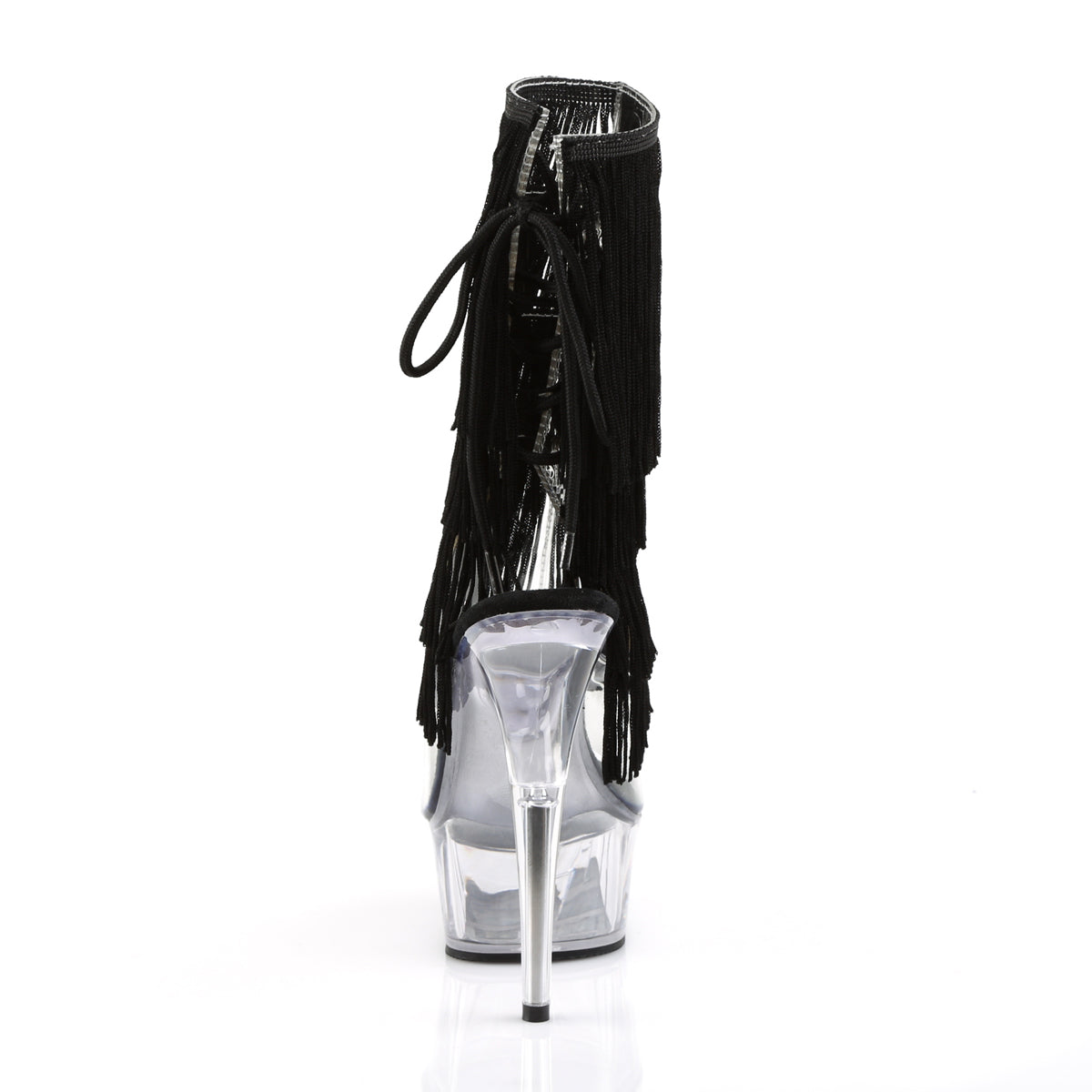 Pleaser Bottines pour femmes DELIGHT-1017TF CLR-BLK / CLR