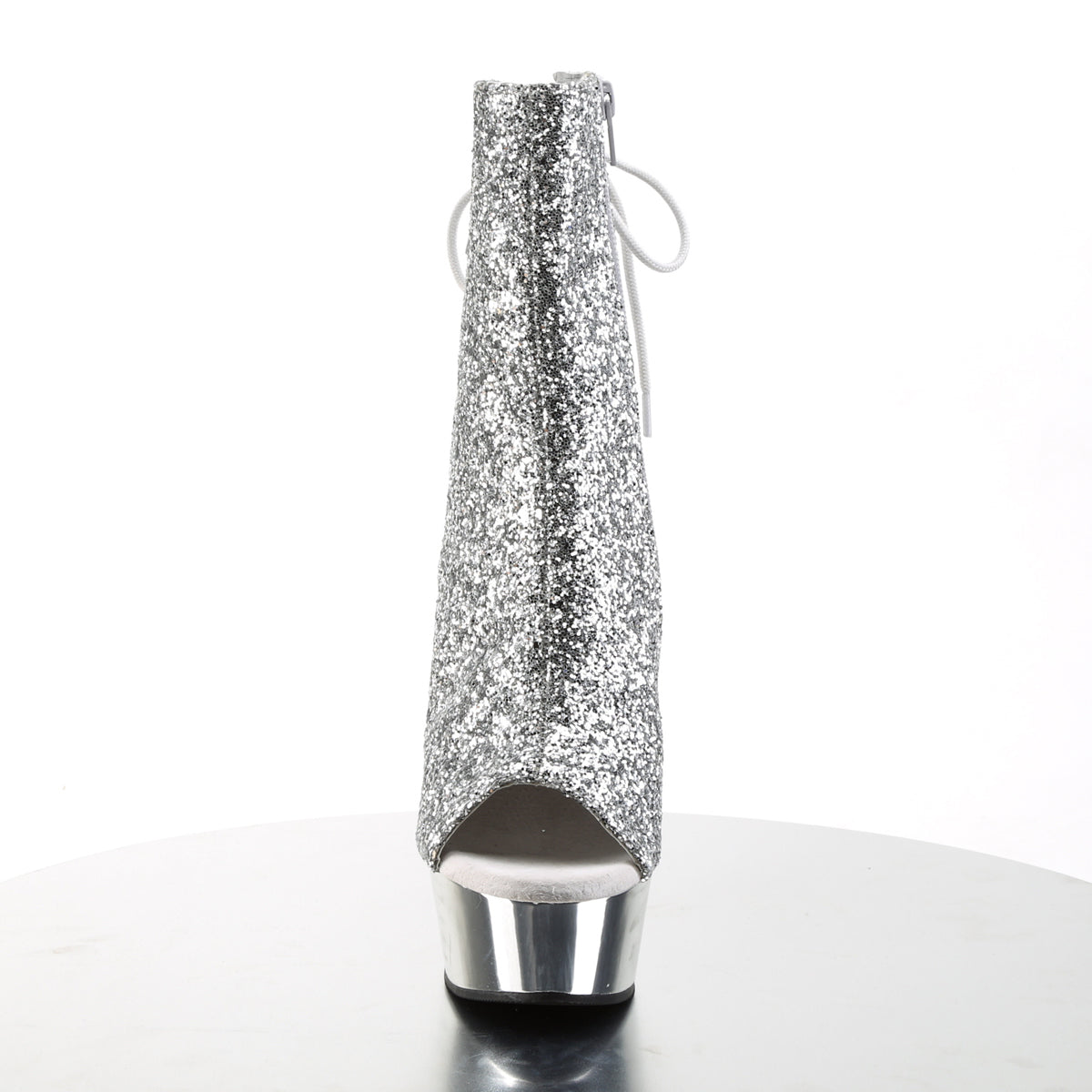 Pleaser Bottines pour femmes DELIGHT-1018g SLV GLTR / SLV Chrome