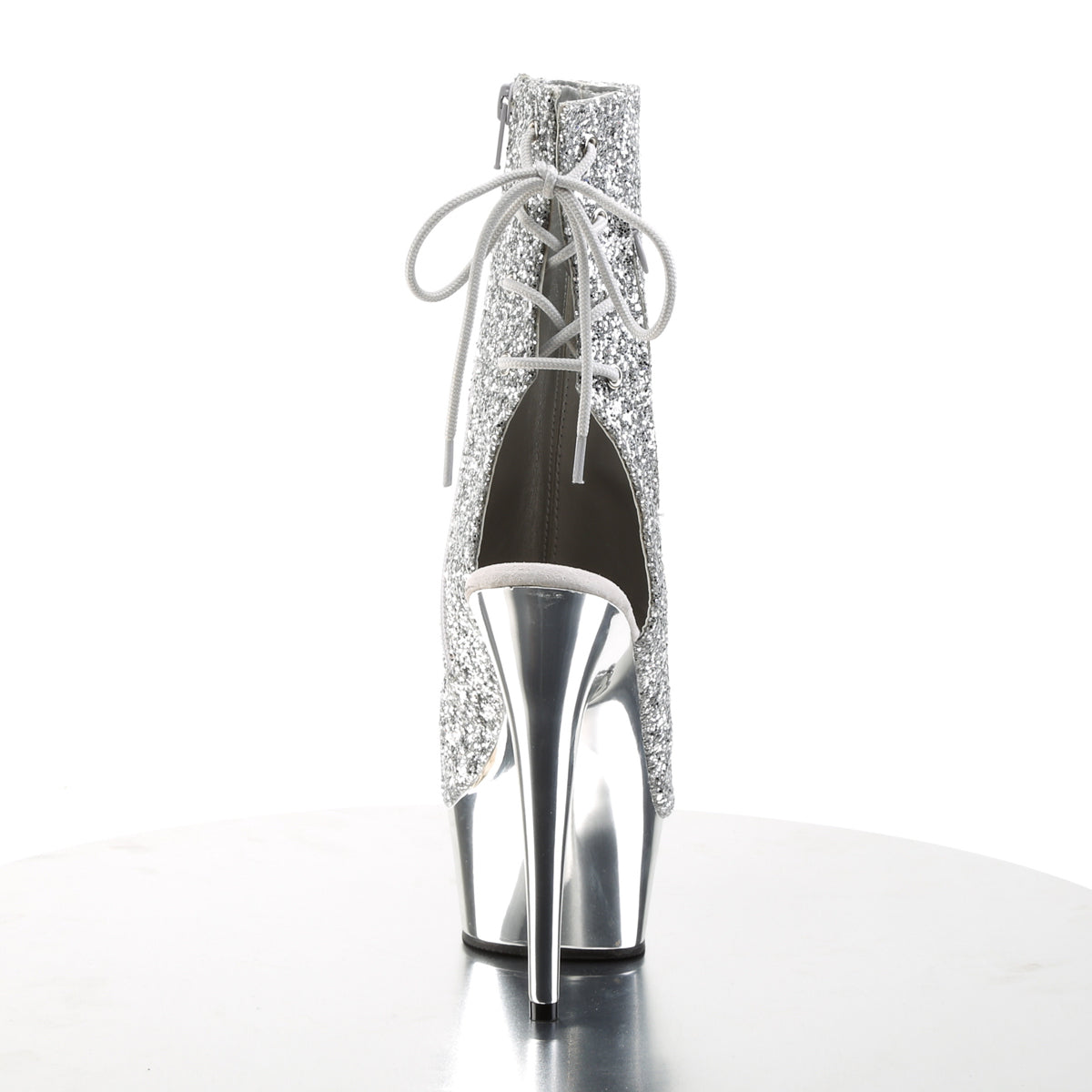Pleaser Bottines pour femmes DELIGHT-1018g SLV GLTR / SLV Chrome