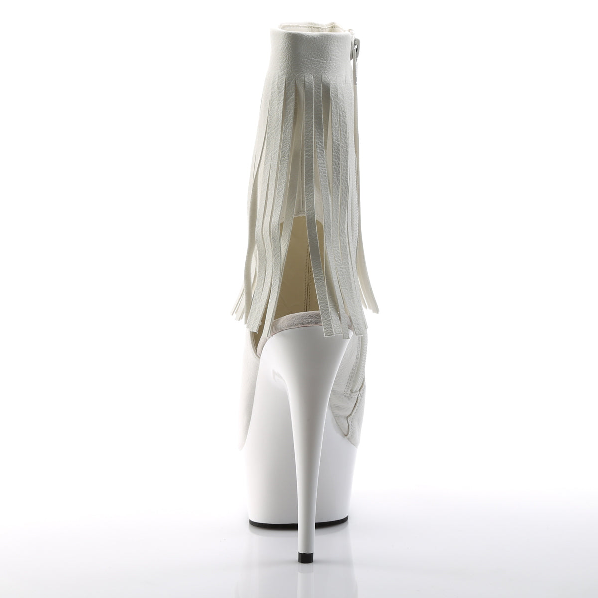 Pleaser Bottines pour femmes DELIGHT-1019 WHT FAUX CUIR / QUT