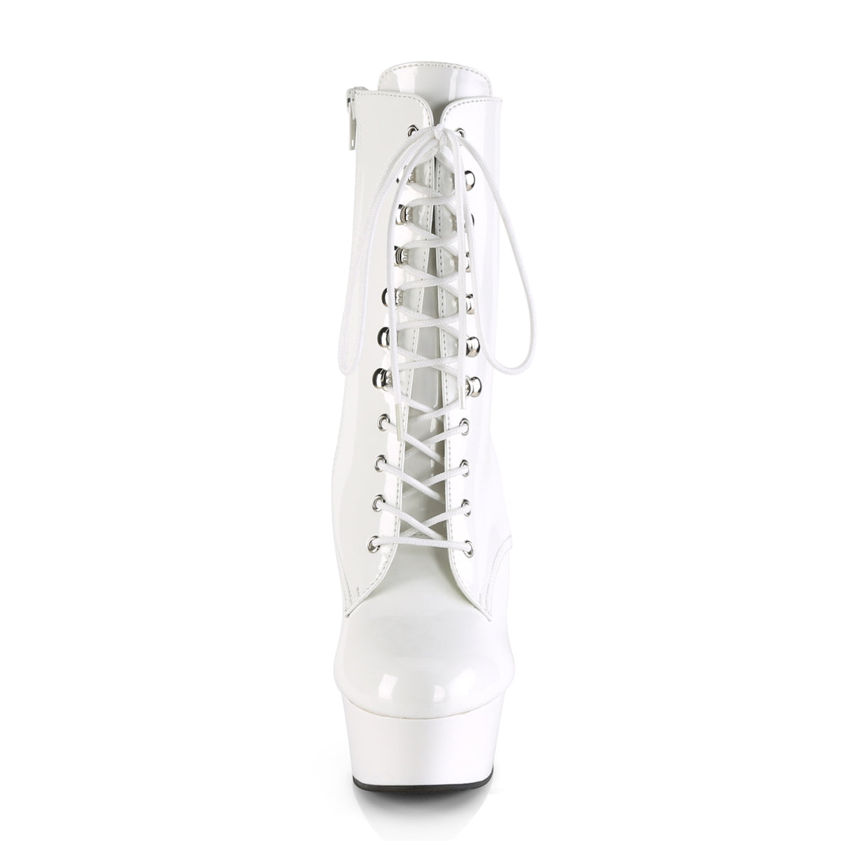 Pleaser Bottines pour femmes DELIGHT-1020 wht pat / wht