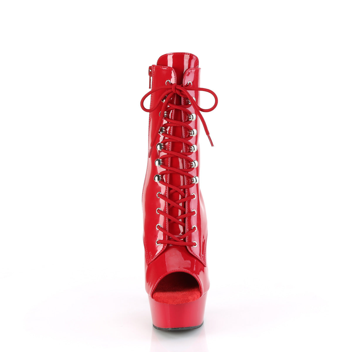 Pleaser DELIGHT-1021 Red Pat / Red