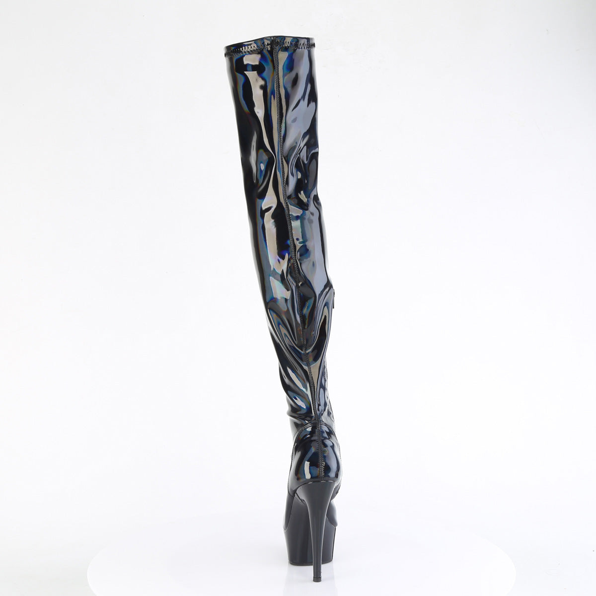 Pleaser DELIGHT-3000HWR BLK HOLOGRAM PAT / M