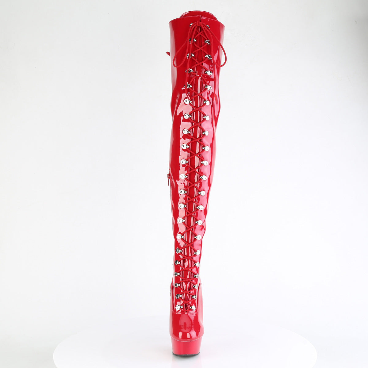 Pleaser DELIGHT-3022 Red Str Pat / Red