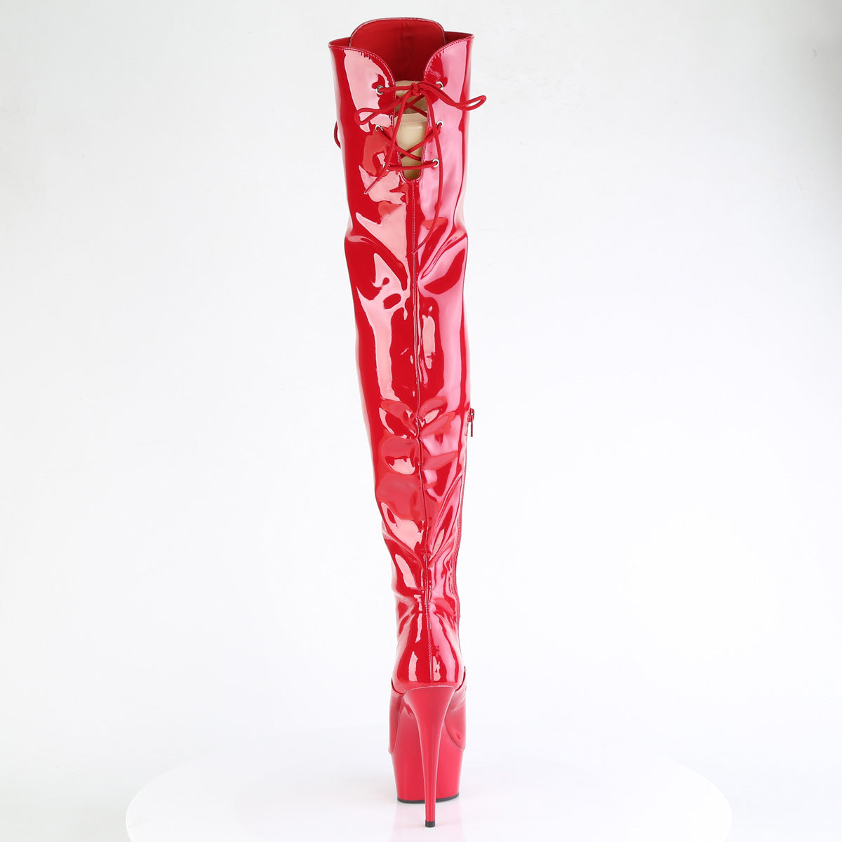 Pleaser DELIGHT-3022 Red Str Pat / Red