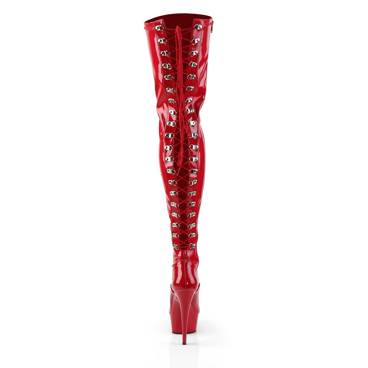 Pleaser Bottes pour femmes DELIGHT-3063 rouge str pat / rouge