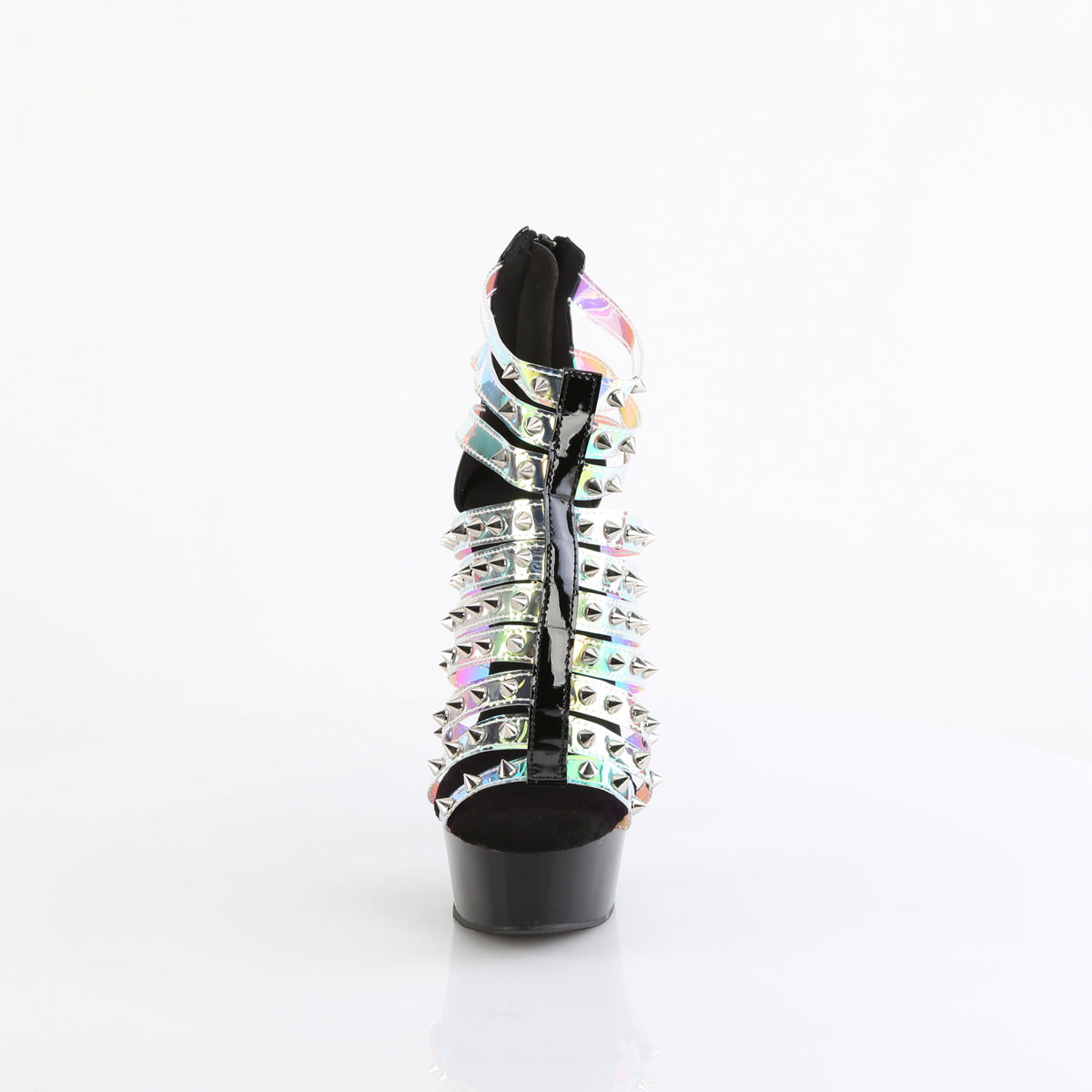 Pleaser DELIGHT-600-9 Holo TPU-Blk Pat/Blk