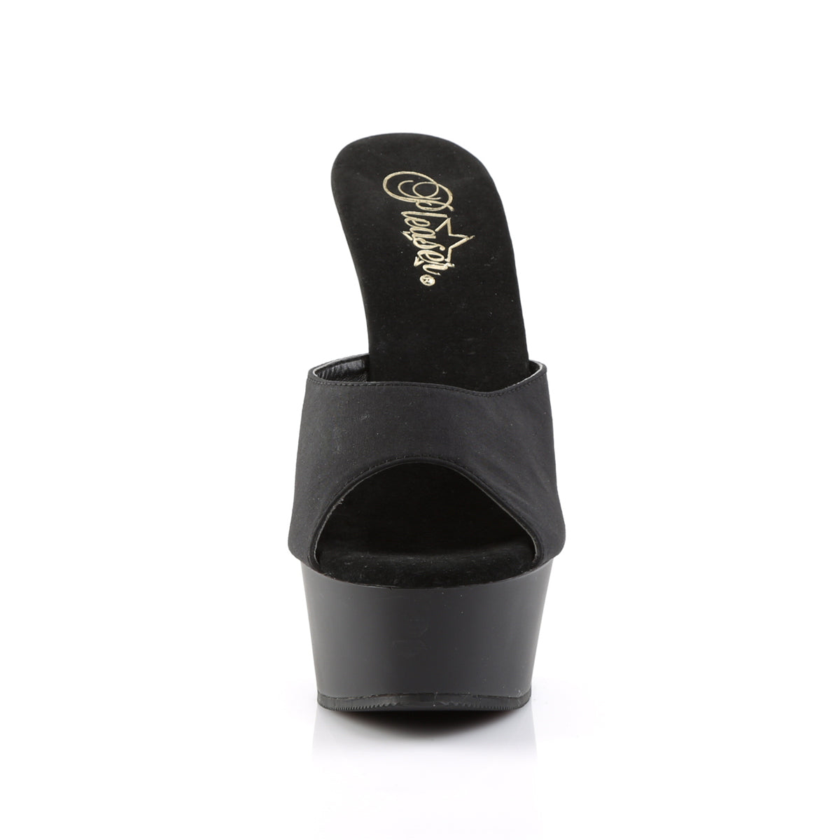 Pleaser Sandales pour femmes DELIGHT-601PS BLK POTOSOIE / BLK MATTE