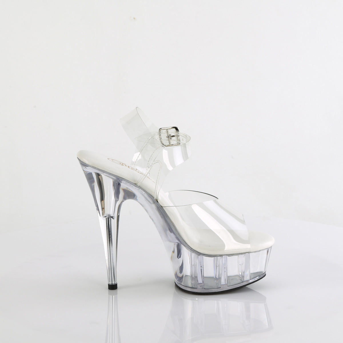 Pleaser Women's Platform Shoes DELIGHT-608VL Clr/Clr