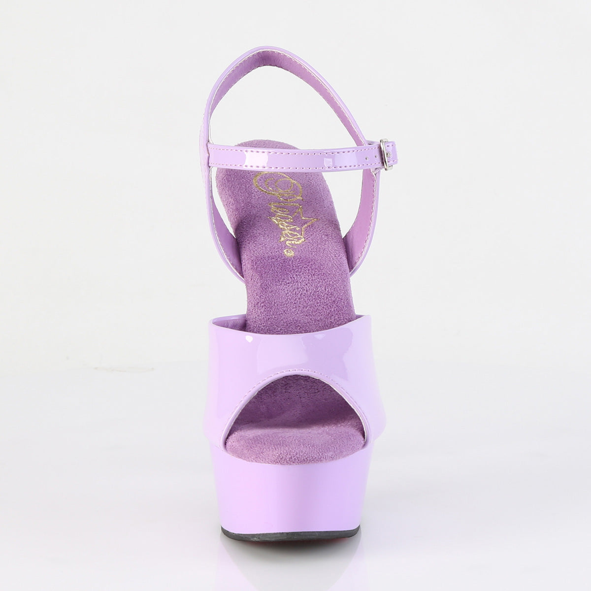 Pleaser Women's Platform Shoes DELIGHT-609 Lavender Pat/Lavender