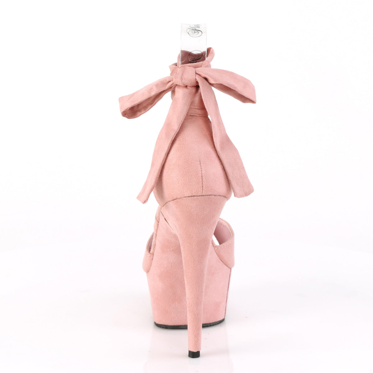 Pleaser Sandales pour femmes DELIGHT-679 B. Faux suédois rose / b. Faux daim rose