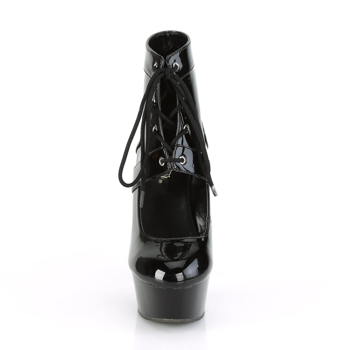 Pleaser Bottines pour femmes DELIGHT-688 BLK PAT / BLK