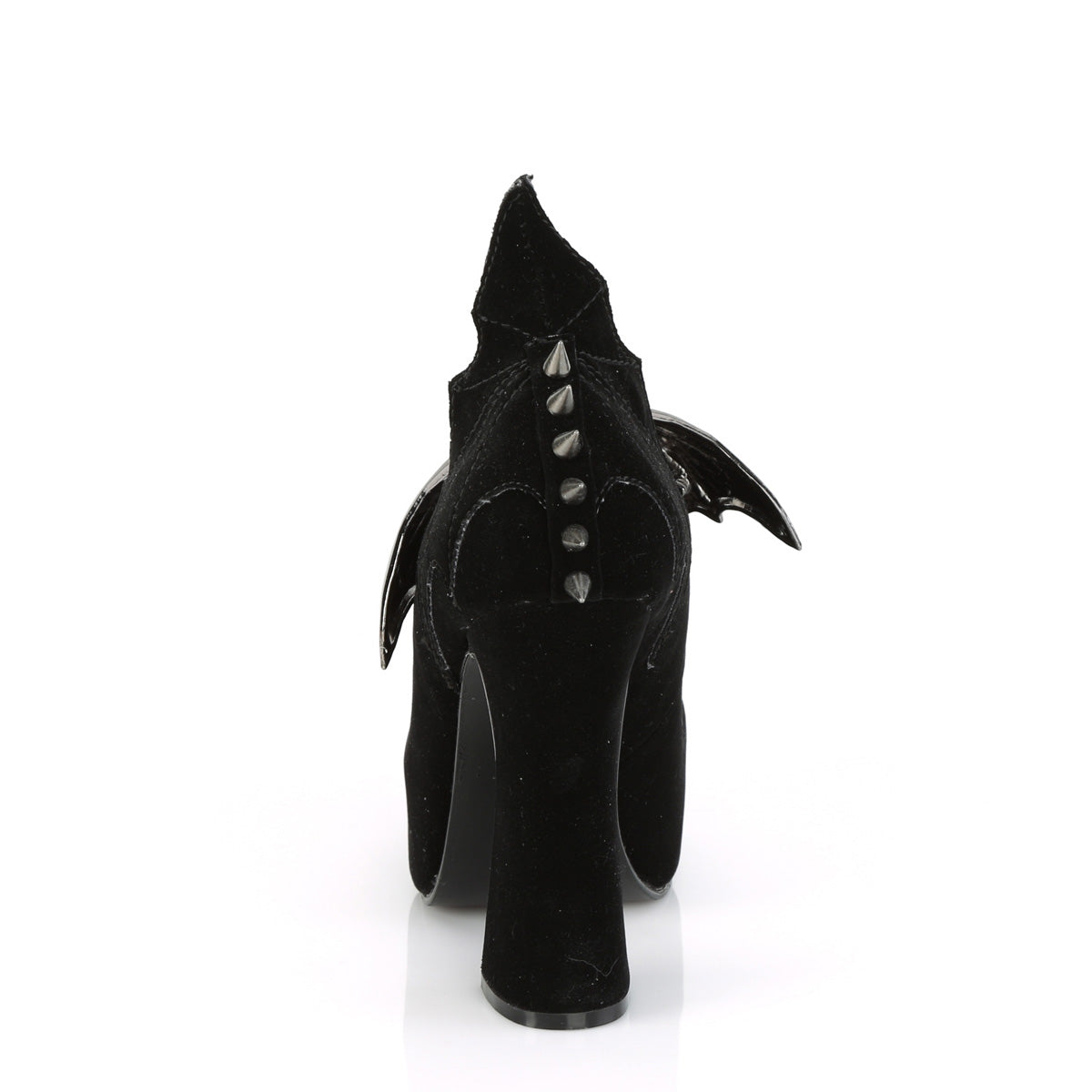 DemoniaCult Pompes pour femmes DEMON-18 Blk Velvet