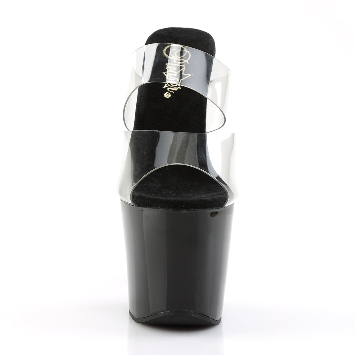 Pleaser Des sandales DIAMOND-702 CLR / BLK
