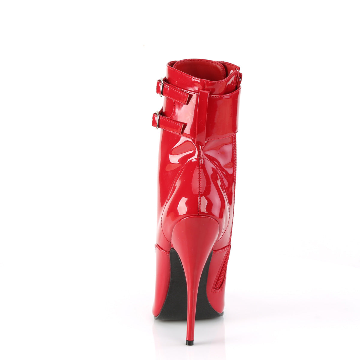 Devious Ankle Boots DOMINA-1023 Red Pat