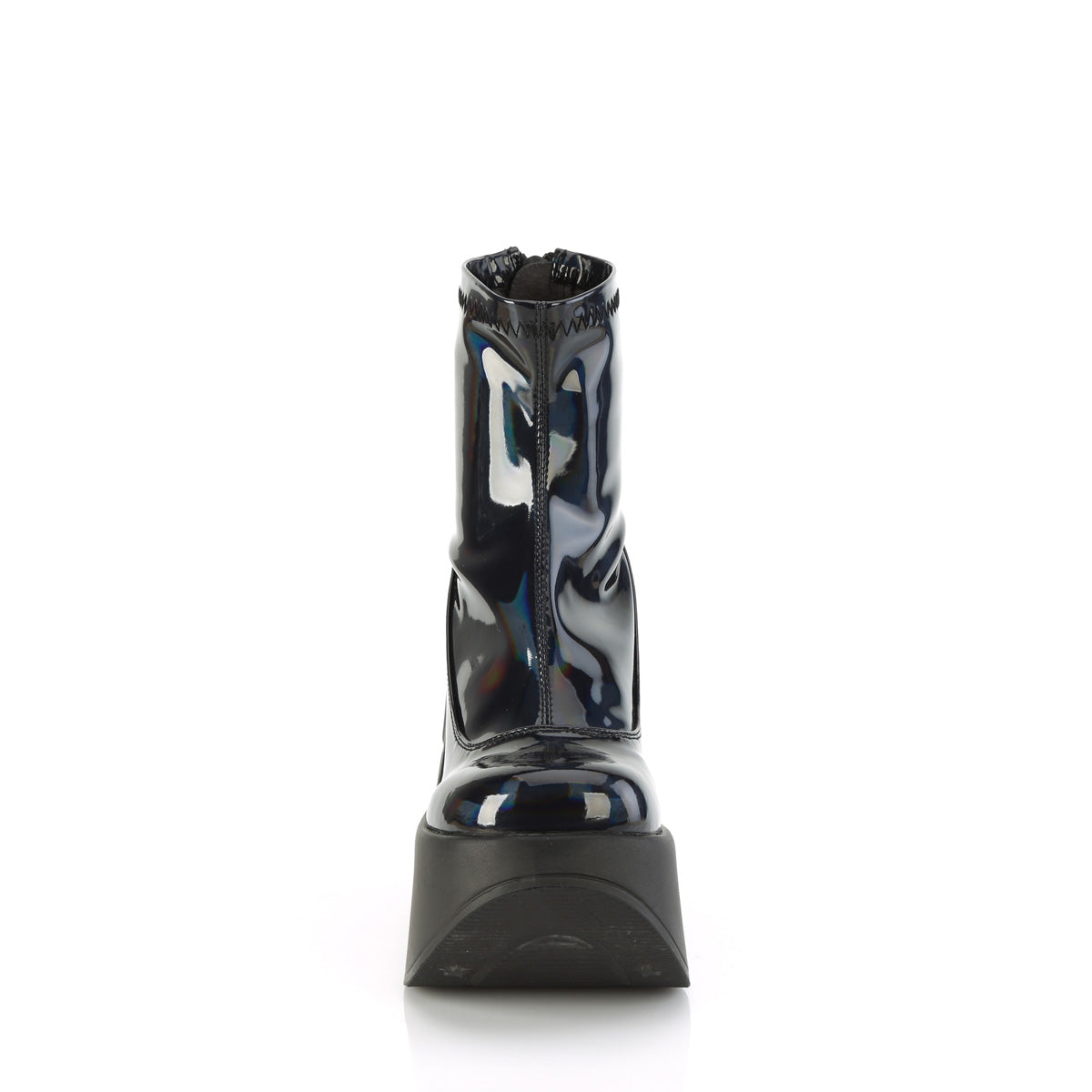 DemoniaCult Bottines DYNAMITE-100 BLK Stretch Holo