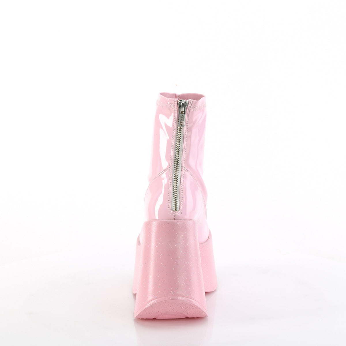 DemoniaCult Bottines DYNAMITE-100 B. holo rose extensible