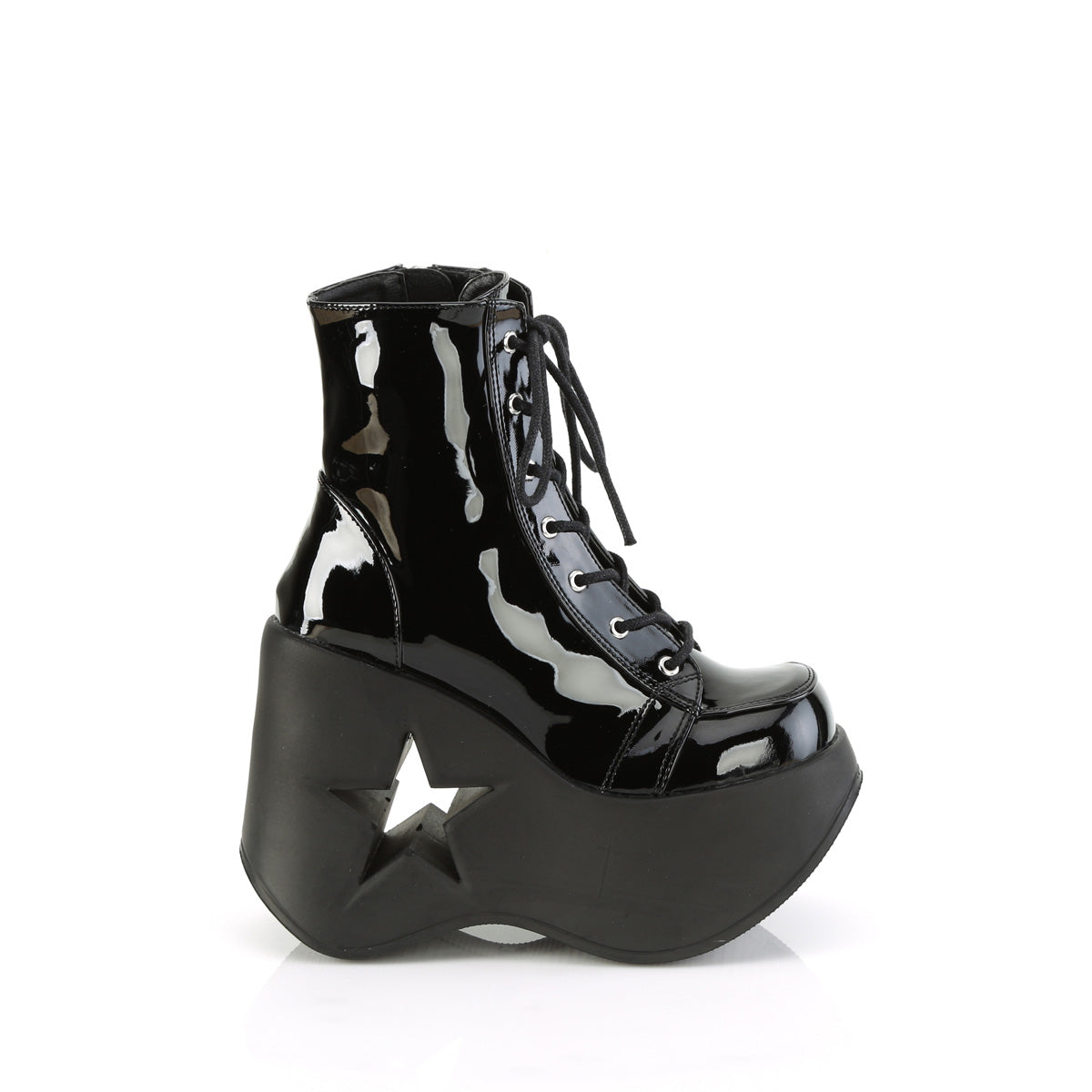 DemoniaCult Bottines DYNAMITE-106 blk pat