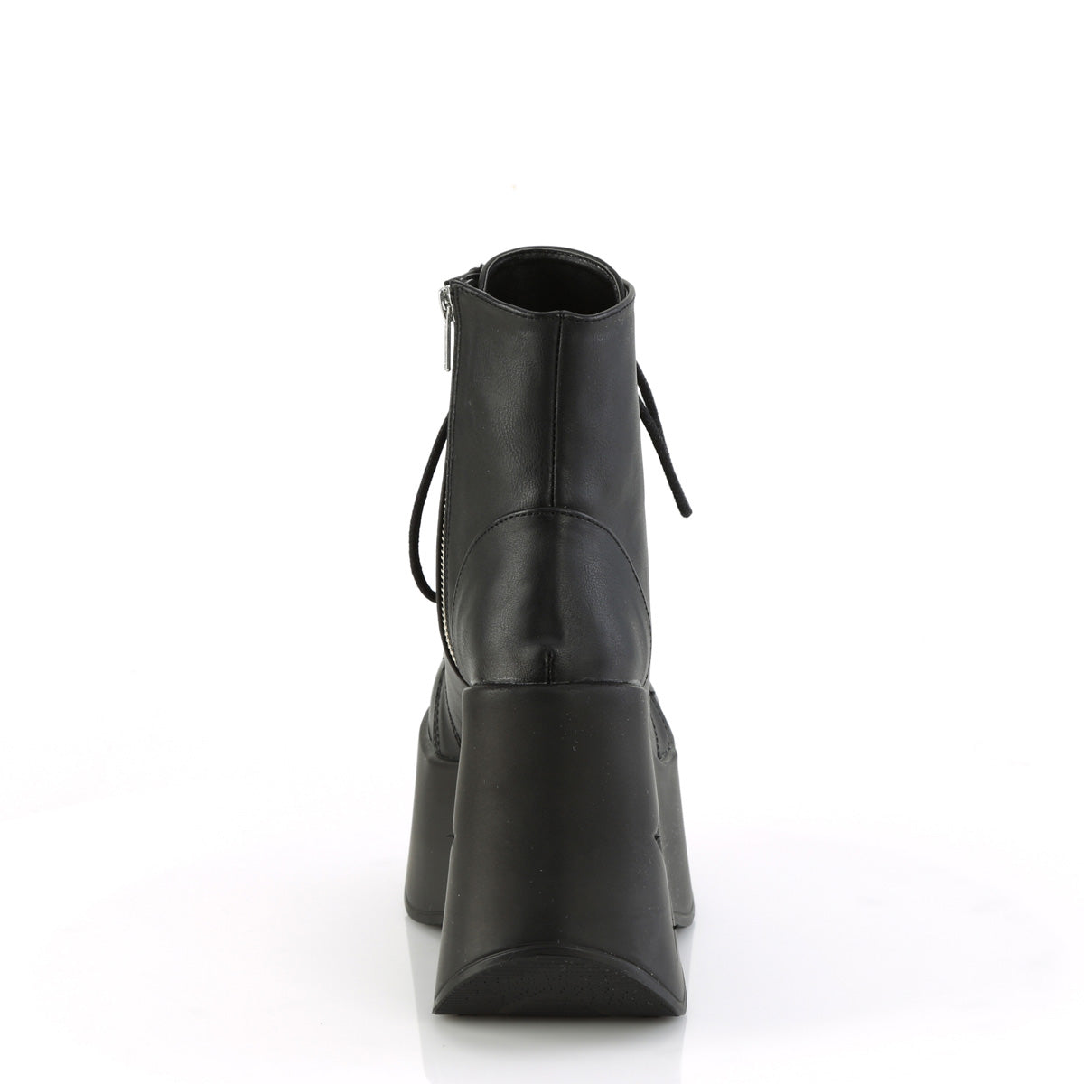 DemoniaCult Bottines DYNAMITE-106 Cuir végétalien BLK