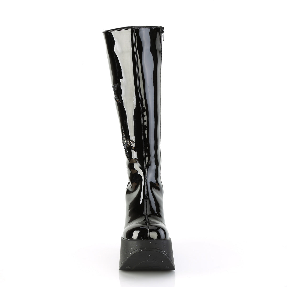 DemoniaCult Bottes DYNAMITE-218 BLK PAT-BLK Multitter