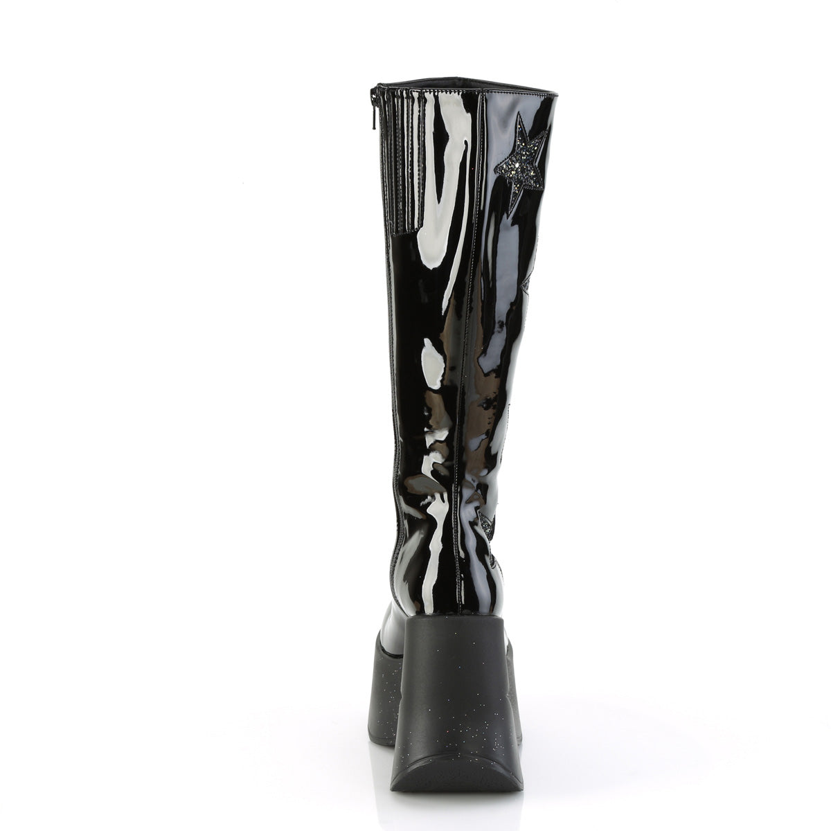 DemoniaCult Bottes DYNAMITE-218 BLK PAT-BLK Multitter