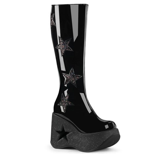 DemoniaCult  Bottes DYNAMITE-218 BLK PAT-BLK Multitter