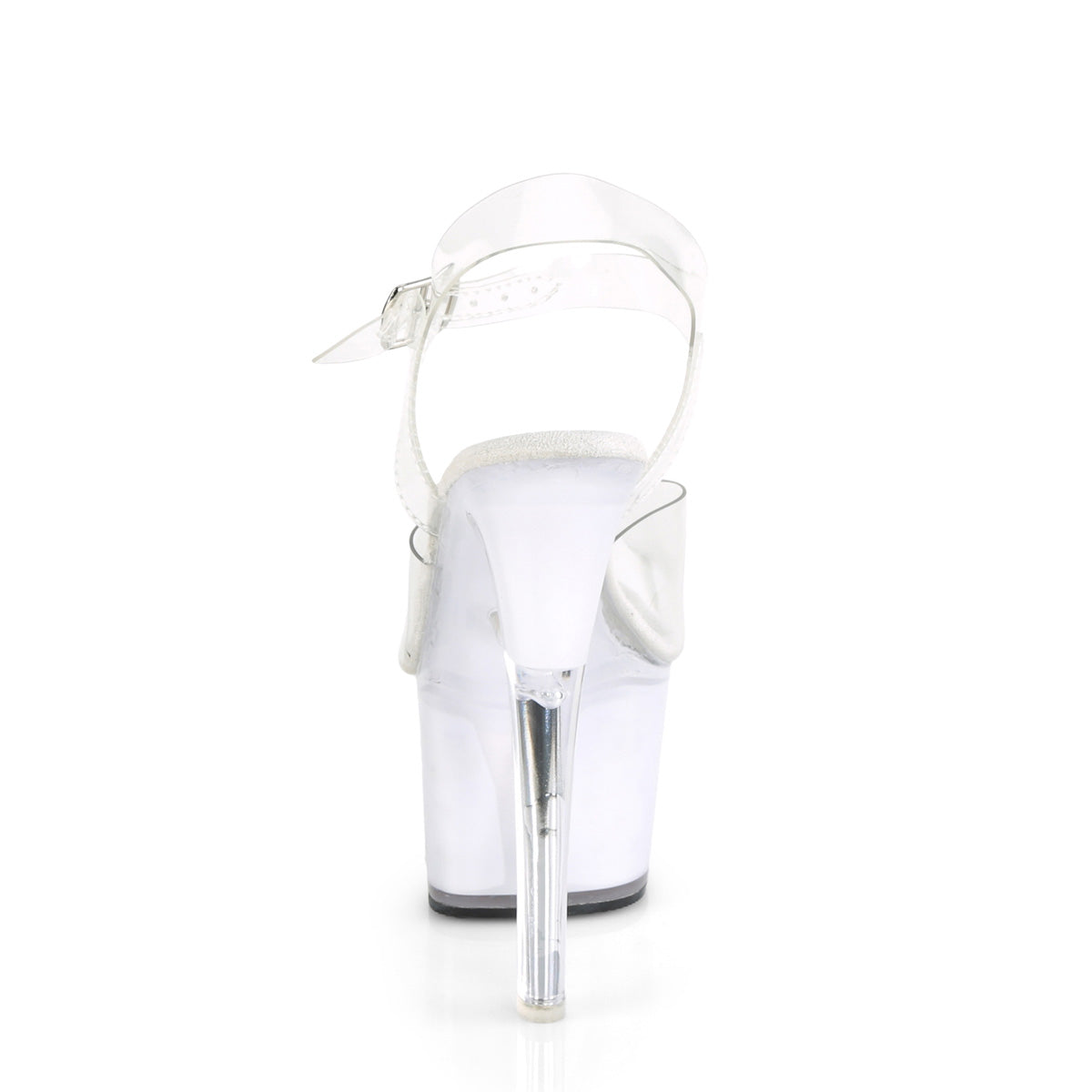 Pleaser Sandales pour femmes ECHOLITE-708 CLR / GLOW WHITE