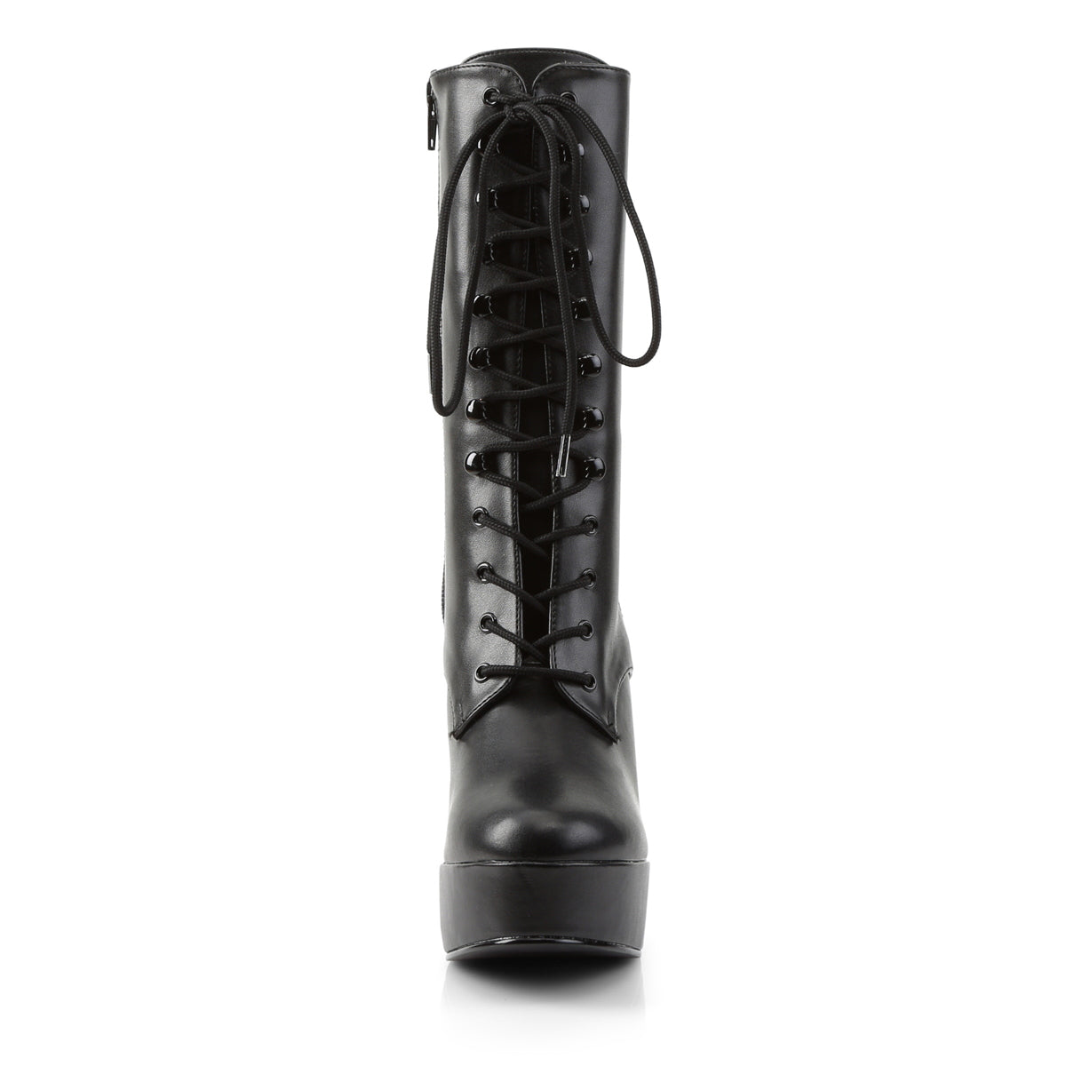 Pleaser Bottines pour femmes ELECTRA-1020 Blk Faux Cuir / Blk Matte