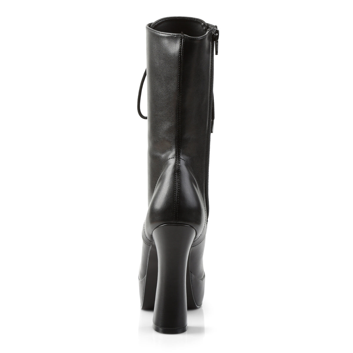 Pleaser Bottines pour femmes ELECTRA-1020 Blk Faux Cuir / Blk Matte