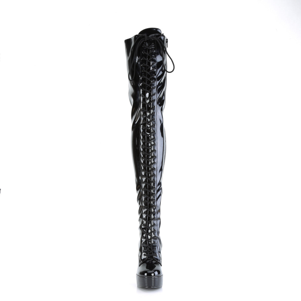 Pleaser Boots ELECTRA-3023 Blk Str. Pat/Blk