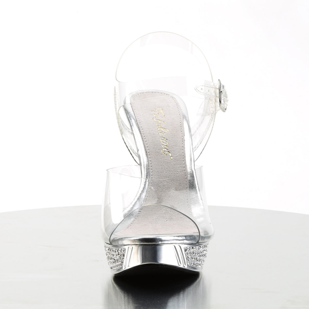 Fabulicious Sandales pour femmes ELEGANT-408 CLR / SLV Chrome