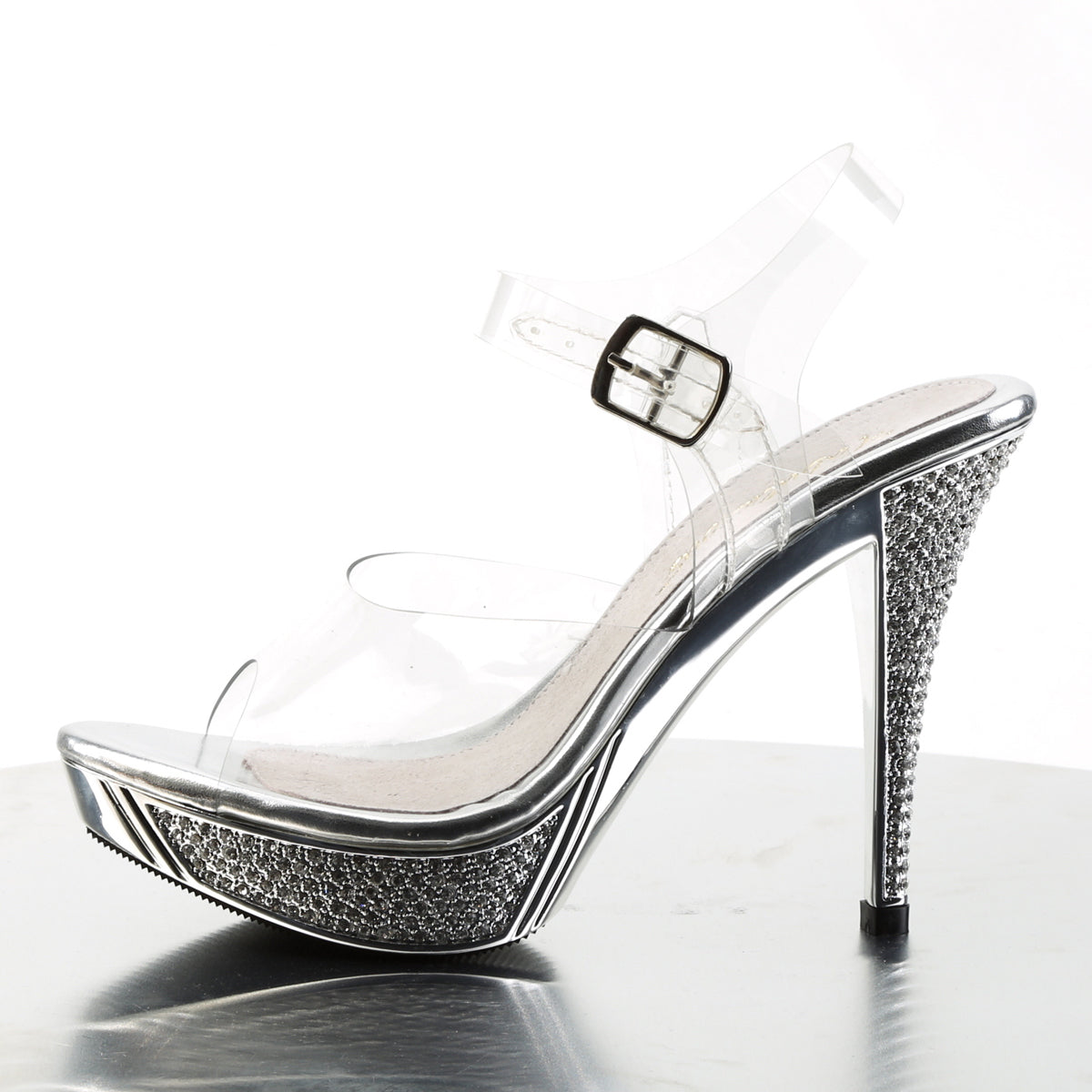 Fabulicious Sandales pour femmes ELEGANT-408 CLR / SLV Chrome